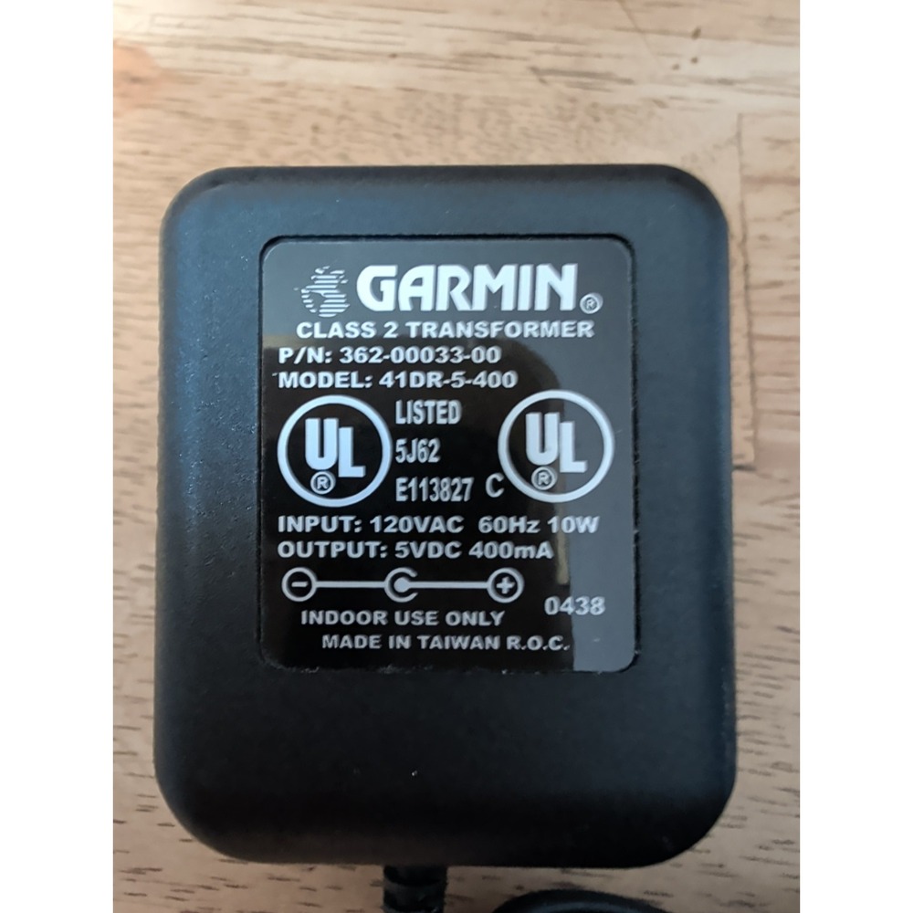 Geniune Garmin 41DR-5-400 Output 5V 0.40 A Power Supply Adapter B01